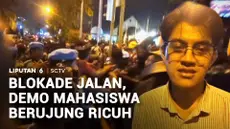 Aliansi mahasiswa Yogyakarta menggelar aksi unjuk rasa hingga malam hari. Demonstrasi sempat diwarnai dengan ketegangan karena massa memblokade jalan.