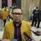 Wakil Ketua Umum (Waketum) Partai Golkar Ahmad Doli Kurnia menanggapi kabar yang beredar soal keinginan Kaesang Pangarep untuk terjun ke dunia politik. (Dok. Liputan6.com/Winda Nelfira)