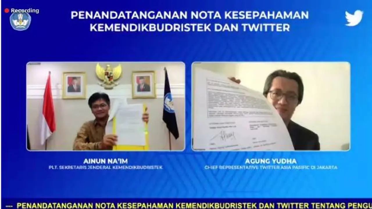 Kemendikbudristek dan Twitter Edukasi Penggunaan Media Sosial