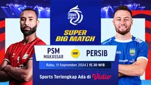 Saksikan Siaran Langsung PSM Makassar Vs Persib Bandung di Vidio, 11 September 2024. (Sumber: dok. vidio.com)