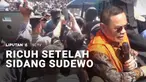 Kericuhan terjadi usai Bupati Pati nonaktif, Sudewo menjalani sidang putusan sela. Ada ribuan massa yang mengadang mobil yang hendak membawa Sudewo dari pengadilan ke tahanan.