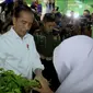 Jokowi di Pasar Pagi Pangkal Pinang. Dok: Setkab
