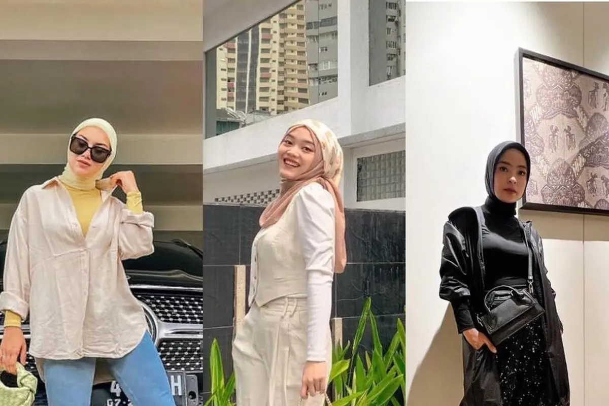 9 Ide Outfit Hijab Casual ala Cewek Kue, Cewek Mamba, dan Cewe Bumi dari Irish Bella hingga Putri Delina