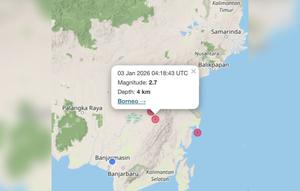 Gempa guncang Kalsel. (Antara)