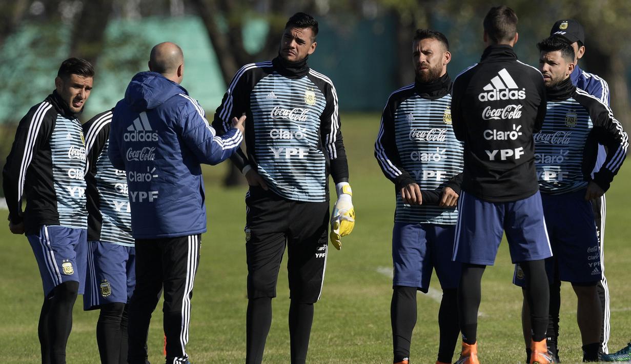 FOTO: Lionel Messi Mulai Latihan bersama Timnas Argentina