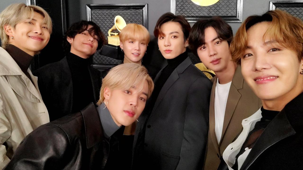 BTS di Grammy Awards 2020. (Twitter/ BTS_twt)