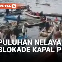 Rusak Tanggul dan Rumah Warga, Puluhan Nelayan Adang Kapal Pemudik di Konawe Selatan