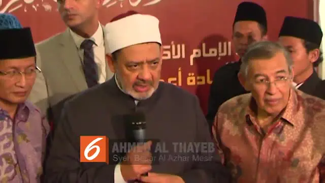 Syekh Besar Al-Azhar Mesir Kunjungi Indonesia