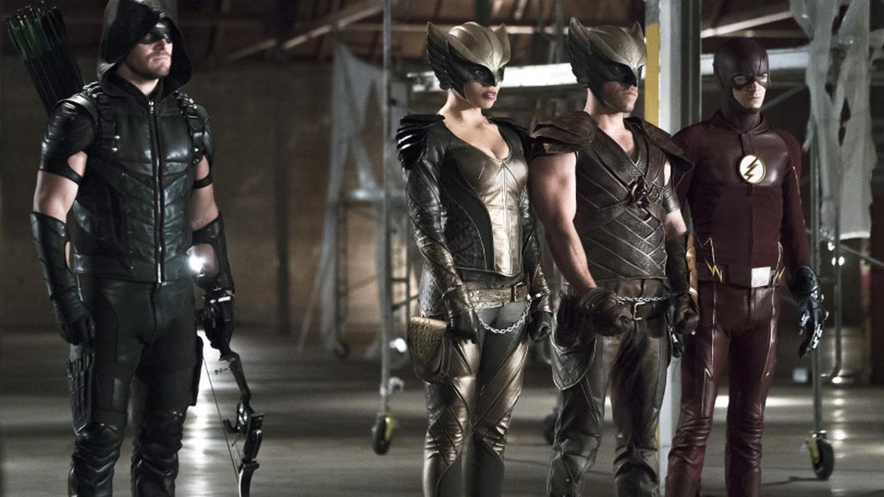 Serial The Flash dan Arrow Kedatangan Hawkman dan Hawkgirl