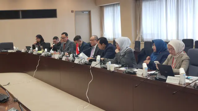Ketua Kelompok Ahli Satgas AZEC sekaligus Ketua Delegasi Indonesia Raden Pardede menghadiri Asia Zero Emission Community-Expert Group Meeting ke-9 (AZEC-EGM). (Dok Kemenko Perekonomian)