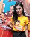 Delia Husein, debut film perdananya lewat Benyamin Biang Kerok. Merupakan hal yang sangat luar biasa bagi dirinya lantaran mendapatkan lawan main yang merupakan para aktor dan aktris senior. (Adrian Putra/Bintang.com)