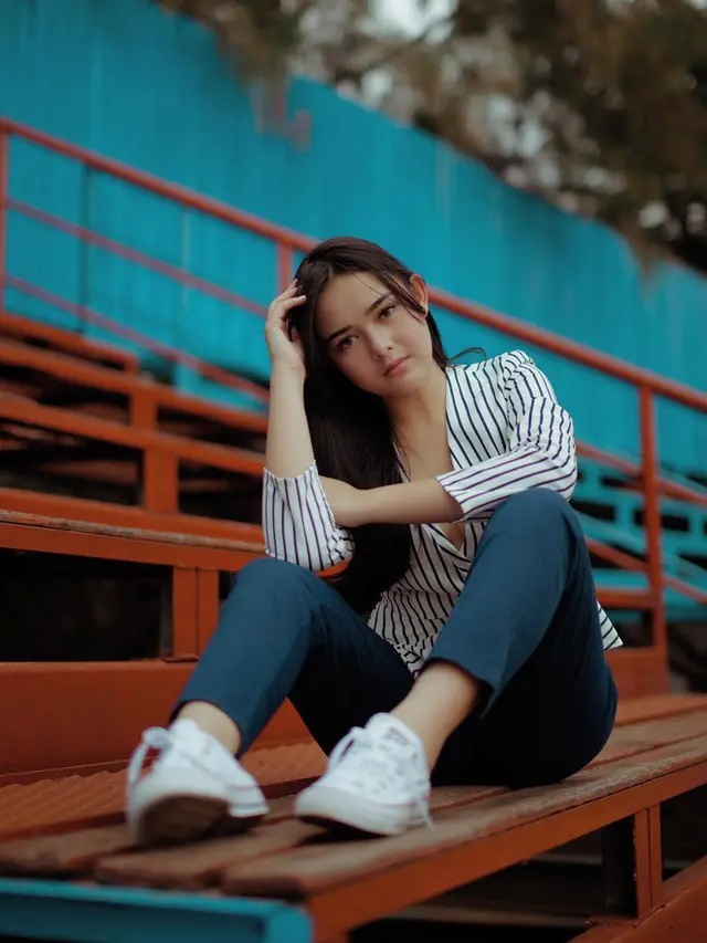 FOTO: Gaya Kasual Amanda Manopo, Simpel dan Tetap Tampil Menawan