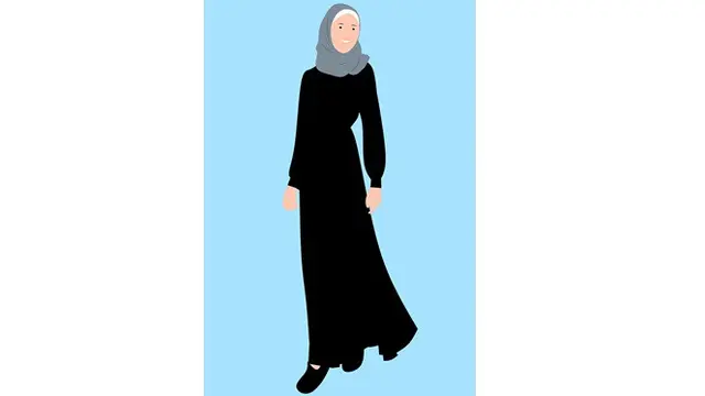 Ilustrasi Hijab 5 (Gambar oleh Mohamed Hassan dari Pixabay)