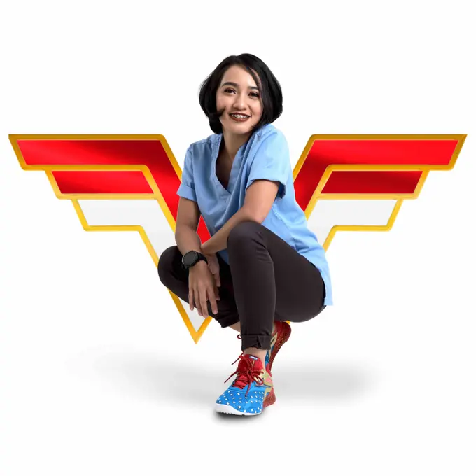 Koleksi Sneakers Reebok X Wonder Woman untuk Apresiasi Pengorbanan Tenaga Kesehatan dalam Melawan COVID-19.