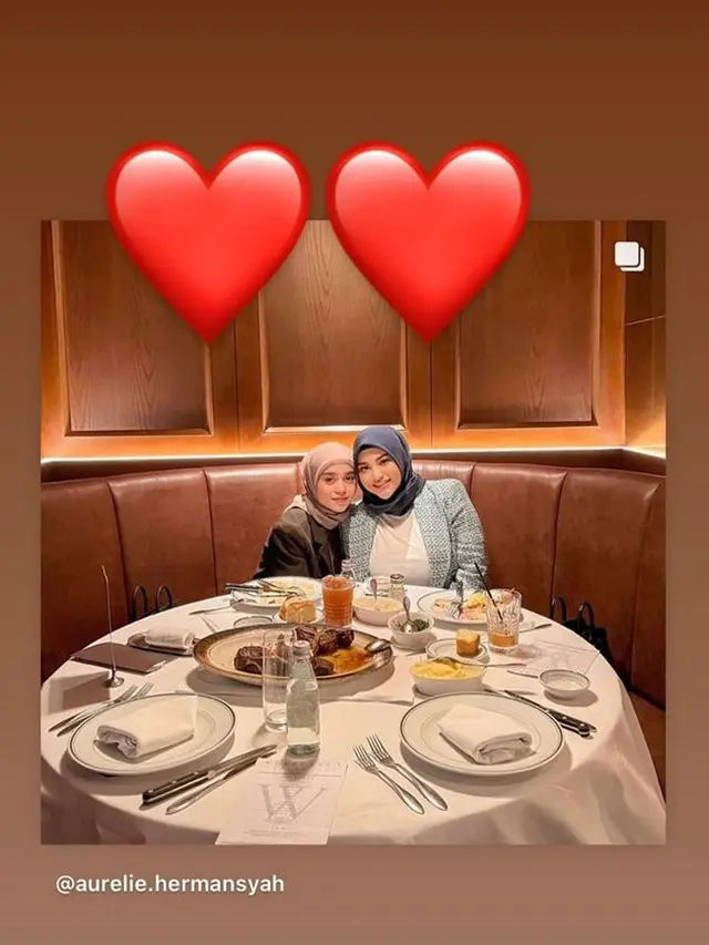 Dukungan untuk Lesti Kejora dari rekan selebriti. (Foto: Instagram/aurel.hermansyah)