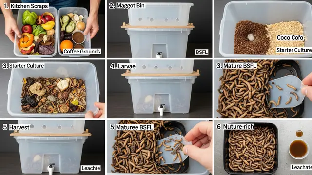 Cara Budidaya Maggot Rumahan dari Sisa Dapur/Gemini AI