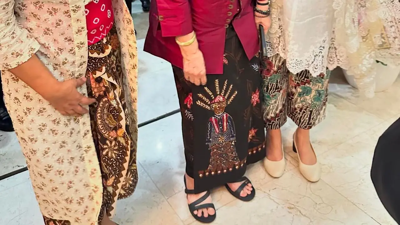 Potret Sri Mulyani, Retno Marsudi dan Megawati saat momen Lebaran (Sumber: Instagram/@smindrawati)