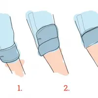 Ilustrasi melipat kemeja panjang. (via: istimewa)