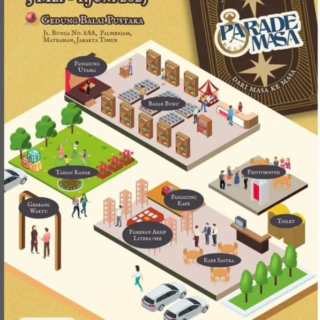 Jelang Ulang Tahun ke-108, Balai Pustaka Gelar Pameran Buku Parade Masa di Jakarta