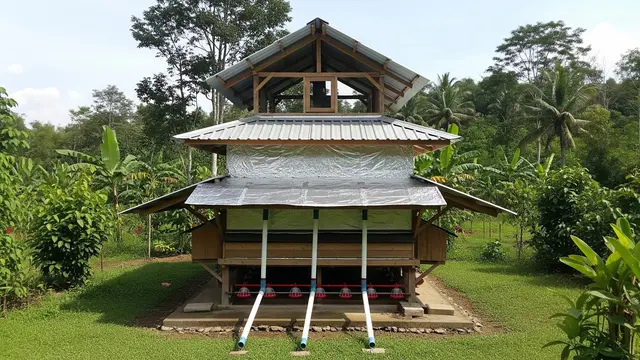 Kandang Ayam Multifungsi Sekaligus Tempat Penyimpanan Pakan