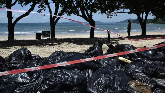 Pantai Tersibuk Hong Kong Ditutup Gegara Tumpahan Minyak Sawit