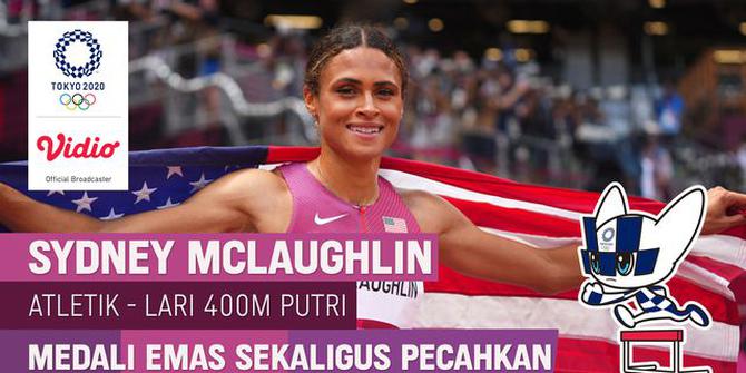 VIDEO: Sydney McLaughlin Luar Biasa di Olimpiade Tokyo 2020, Kembali Cetak Rekor Dunia di Lari Gawang 400 Meter