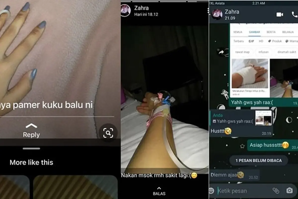 6 Status WhatsApp Ketahuan Bohong Diinfus di Rumah Sakit Ini Bikin Malu