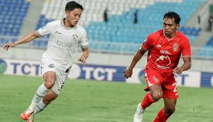 Malut United harus puas bermain imbang 1-1 kontra Arema FC pada laga pekan ke-26 BRI Super League di Stadion Kanjuruhan, Kabupaten Malang, Jumat (03/04/2026) sore WIB. (dok. Malut United)