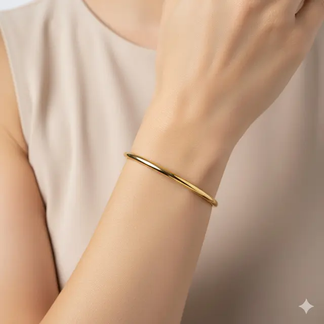 7 Model Gelang Bangle 2 Gram yang Klasik tapi Selalu Terlihat Kekinian, Simpel namun Berkelas