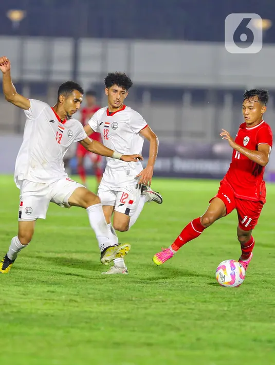 Timnas Indonesia U-20 lolos ke Piala Asia U-20 2025 dengan status juara grup F. (Liputan6.com/Angga Yuniar)