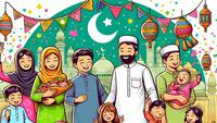 Ilustrasi Idulfitri. (Gambar oleh Ozgar Jan dari Pixabay)