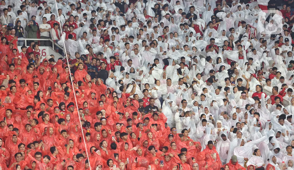 Menjamu China pada putaran ketiga kualifikasi Piala Dunia 2026 zona Asia grup C di Stadion Utama Gelora Bung Karno, Jakarta, Kamis (5/6/2025), timnas Indonesia menang tipis 1-0. (Liputan6.com/Angga Yuniar)