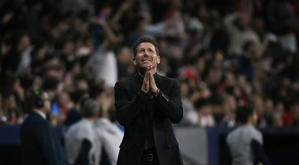 Diego Simeone baru saja mencatatkan rekor gemilang sebagai pelatih sepak bola. (AFP/Javier Soriano)
