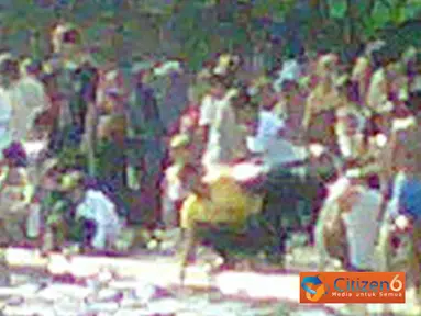Citizen6, Kuningan: Seperti yang terlihat di Kolam Cibulan, Kuningan, Jawa Barat yang dipenuhi pengunjung. (Pengirim: Kapss)