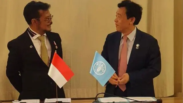 Perkuat Leadership Indonesia di Kancah Internasional, Mentan SYL Teken MoU dengan FAO