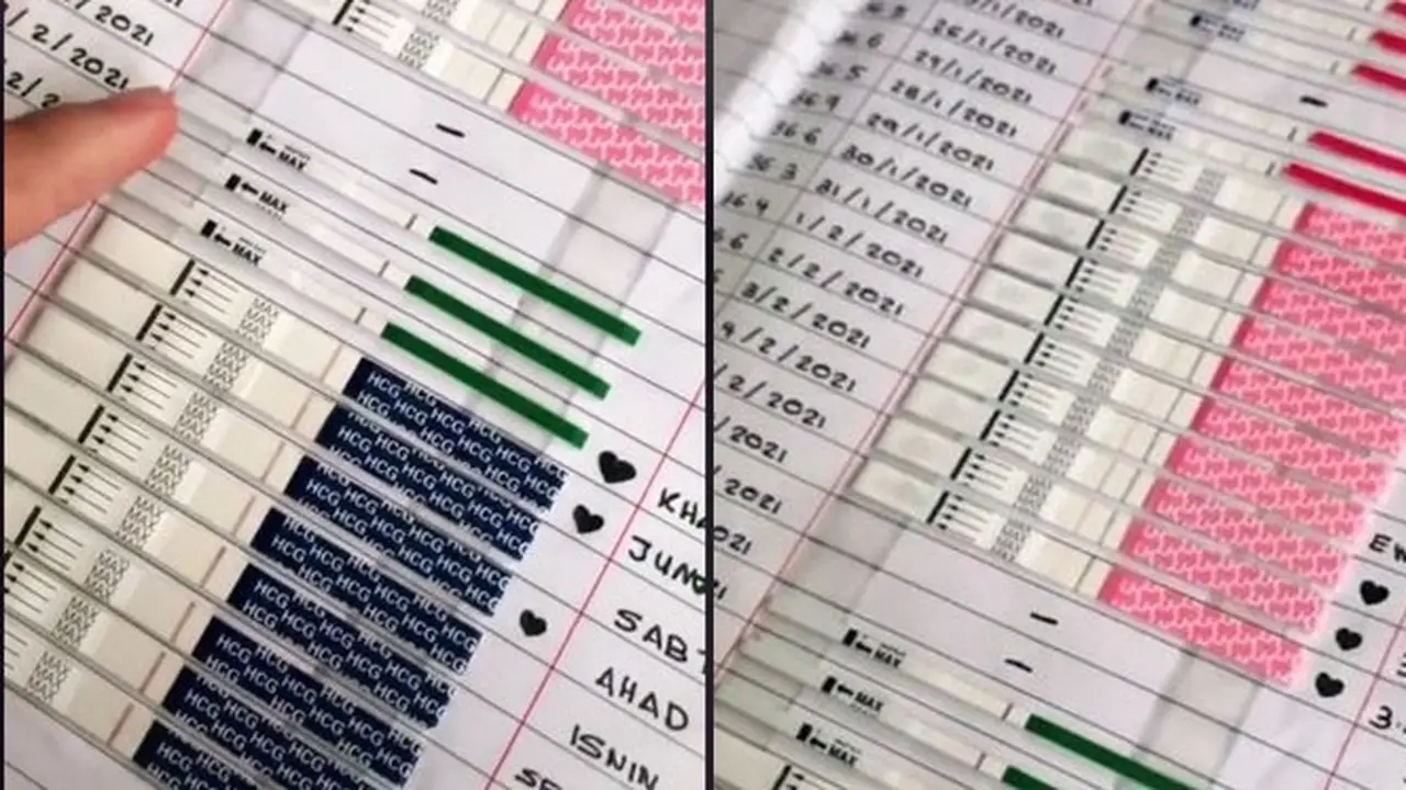 Perjuangan Cewek Buat Hamil Ini Curi Perhatian, Selalu Simpan Hasil Test Pack