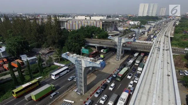 Proyek di Tol Cikampek