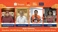 Webinar Shopee Ciptakan 500.000 eksportir tahun 2030