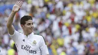 James Rodriguez telah resmi meninggalkan Real Madrid dan berlabuh ke Bayern Munchen. (EPA/Kiko Huesca)