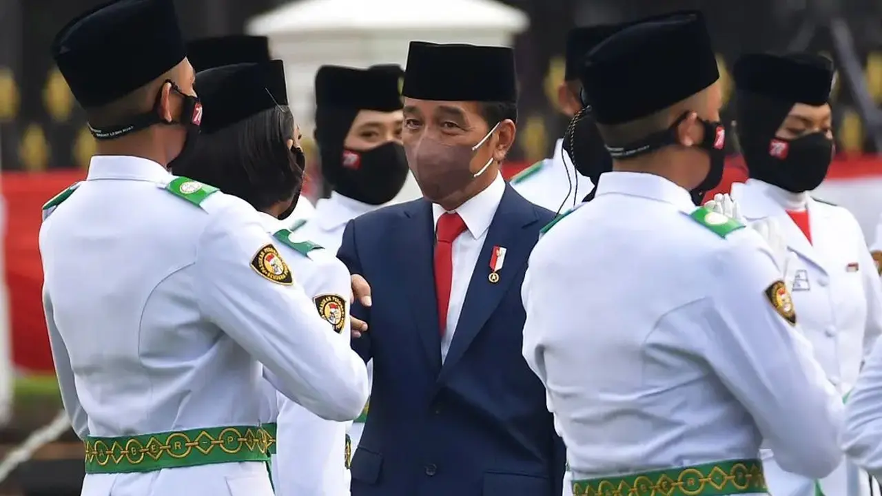 6 Potret Anggota Paskibraka 2022 Dikukuhkan Presiden Jokowi, Siap Jalani Tugas