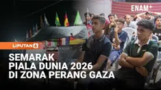 Di tengah kondisi sulit akibat konflik berkepanjangan, sejumlah warga Palestina yang mengungsi di Khan Younis, Jalur Gaza, berkumpul di sebuah kafe pada Kamis untuk menyaksikan laga pembuka Piala Dunia 2026 antara tuan rumah Meksiko melawan Afrika Se...
