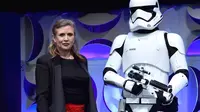 Carrie Fisher, pemeran Princess Leia di film-film Star Wars. (thedailybeast.com)