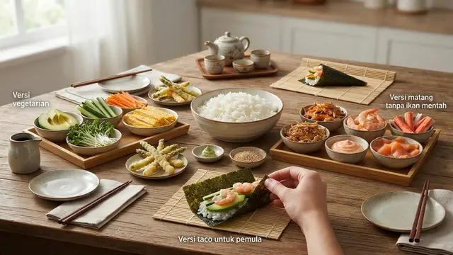 Resep Temaki Sushi Rumahan yang Praktis dan Anti Gagal