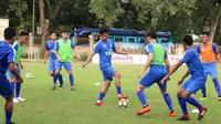 Timnas Malaysia U-23 proyeksi Asian Games 2018 saat latihan di Kuala Lumpur. (Bola.com/Dok. FA Malaysia)
