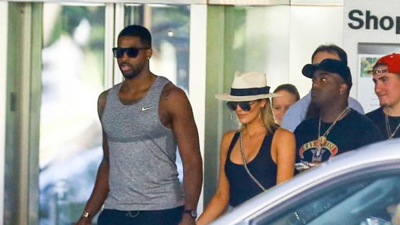 Khloe Kardashian dengan Tristan Thompson