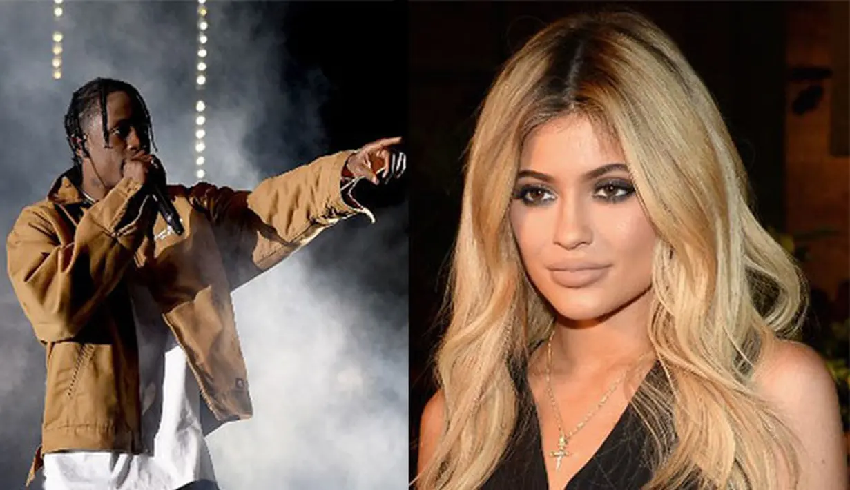 Kylie Jenner dan Travs Scott belum juga buka suara soal kabar kehamilan Kylie yang sedang ramai dibicarakan. Kabar terabru, keduanya justru melakukan perjalanan ke Texas untuk bertemu dengan keuarga Travis. (Doc: AFP)