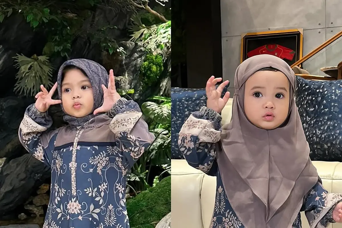 Gemas Banget, Intip Potret Ameena dan Azura Anak Aurel Hermansyah dan Atta Halilintar Tampil Berhijab
