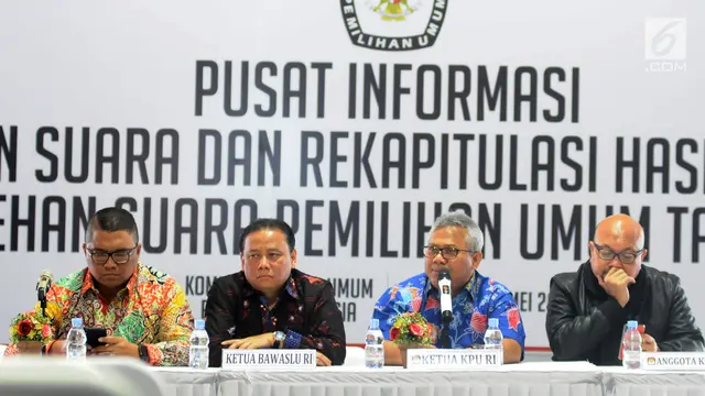 KPU Pantau Rekapitulasi Penghitungan Suara Pemilu 2019