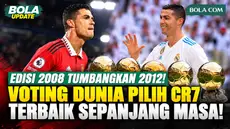 Megabintang asal Portugal, Cristiano Ronaldo, kembali mencatatkan pengakuan bergengsi dalam perjalanan kariernya usai dinobatkan sebagai peraih penghargaan simbolis Ballon d'Or of All Time dalam rangka memperingati 70 tahun sejarah penganugerahan bol...