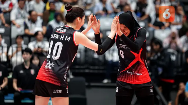 Red Sparks vs Tim Putri Indonesia All Star: Ekshibisi Fun Volleyball